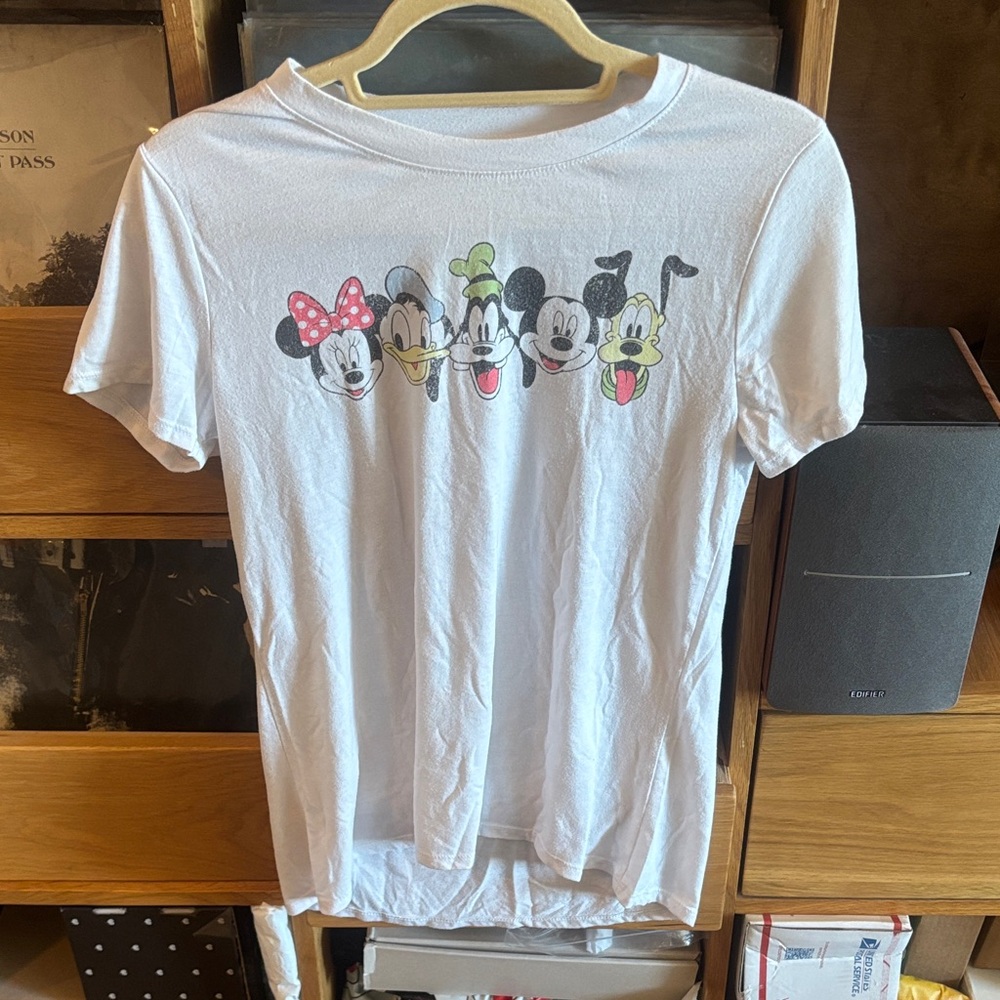 Disney Kids White Tee with Classic Characters